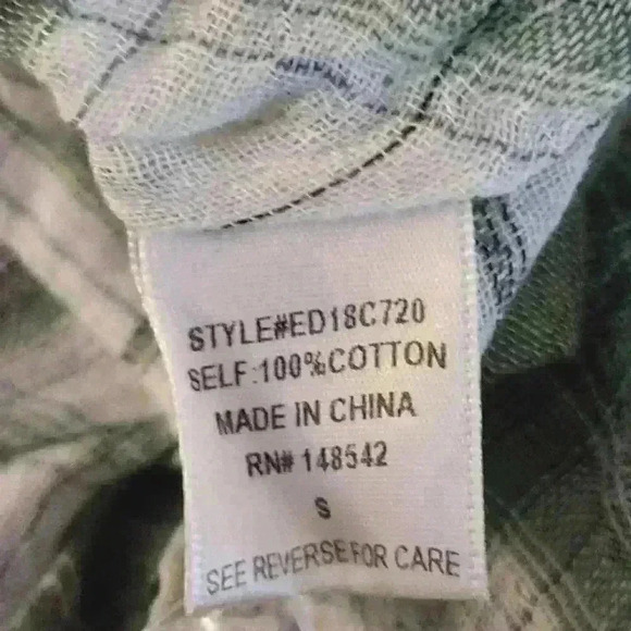 Aratta Summer Breeze Shirt Tunic Green Small Nwts! - Picture 7 of 10